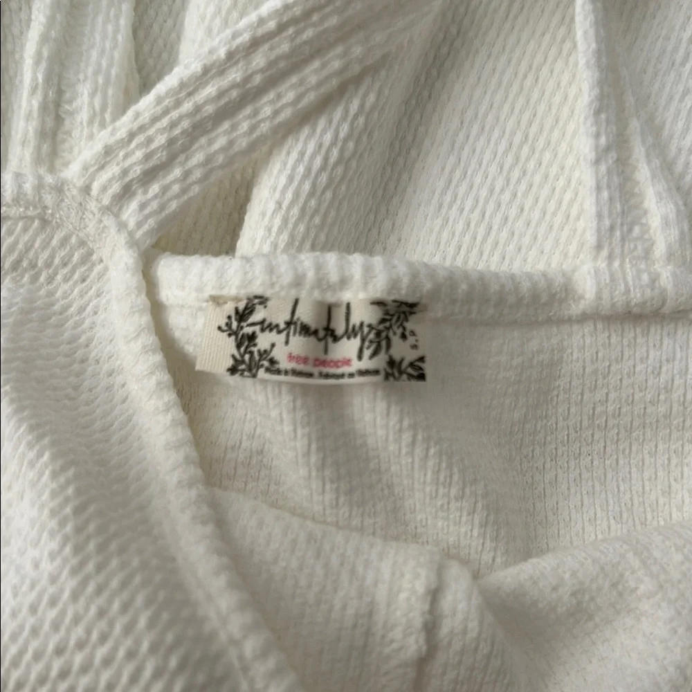 NWT Free People IVORY Wide Leg Pants with High Waist - Picture 2 of 5